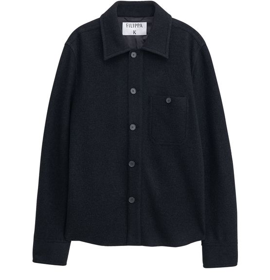 Men s Boiled wool shirt jacket FILIPPA K 24S