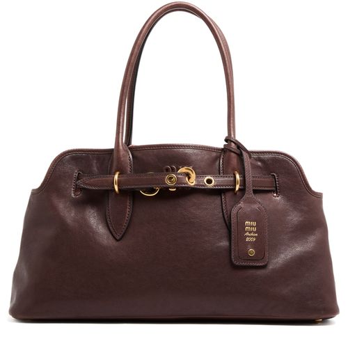 MIU MIU Aventure nappa leather bag