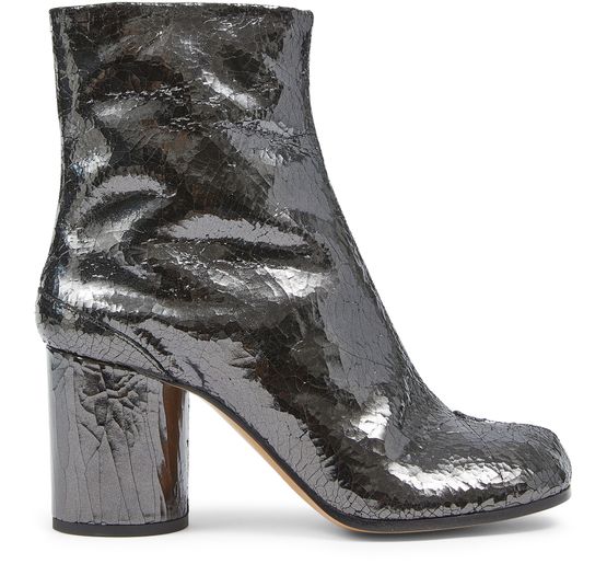 Silver tabi boots deals