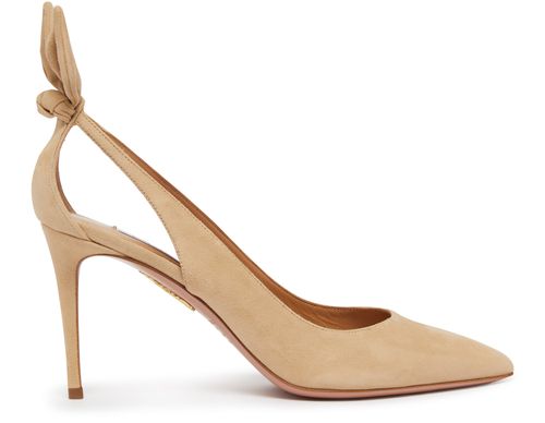 AQUAZZURA Escarpins bow tie 85