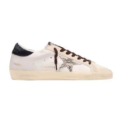 Golden Goose Super Star Star-print Sneakers In White