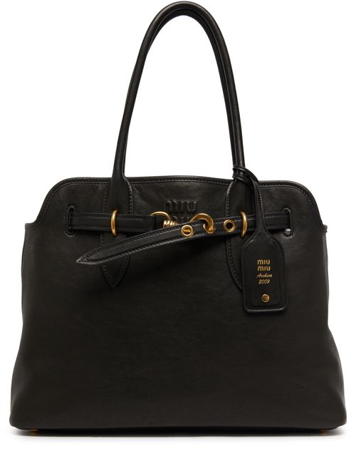 MIU MIU Aventure nappa leather bag