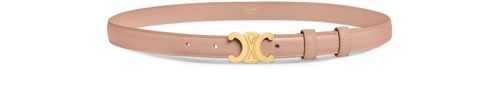 CELINE Small Triomphe belt in smooth calfskin