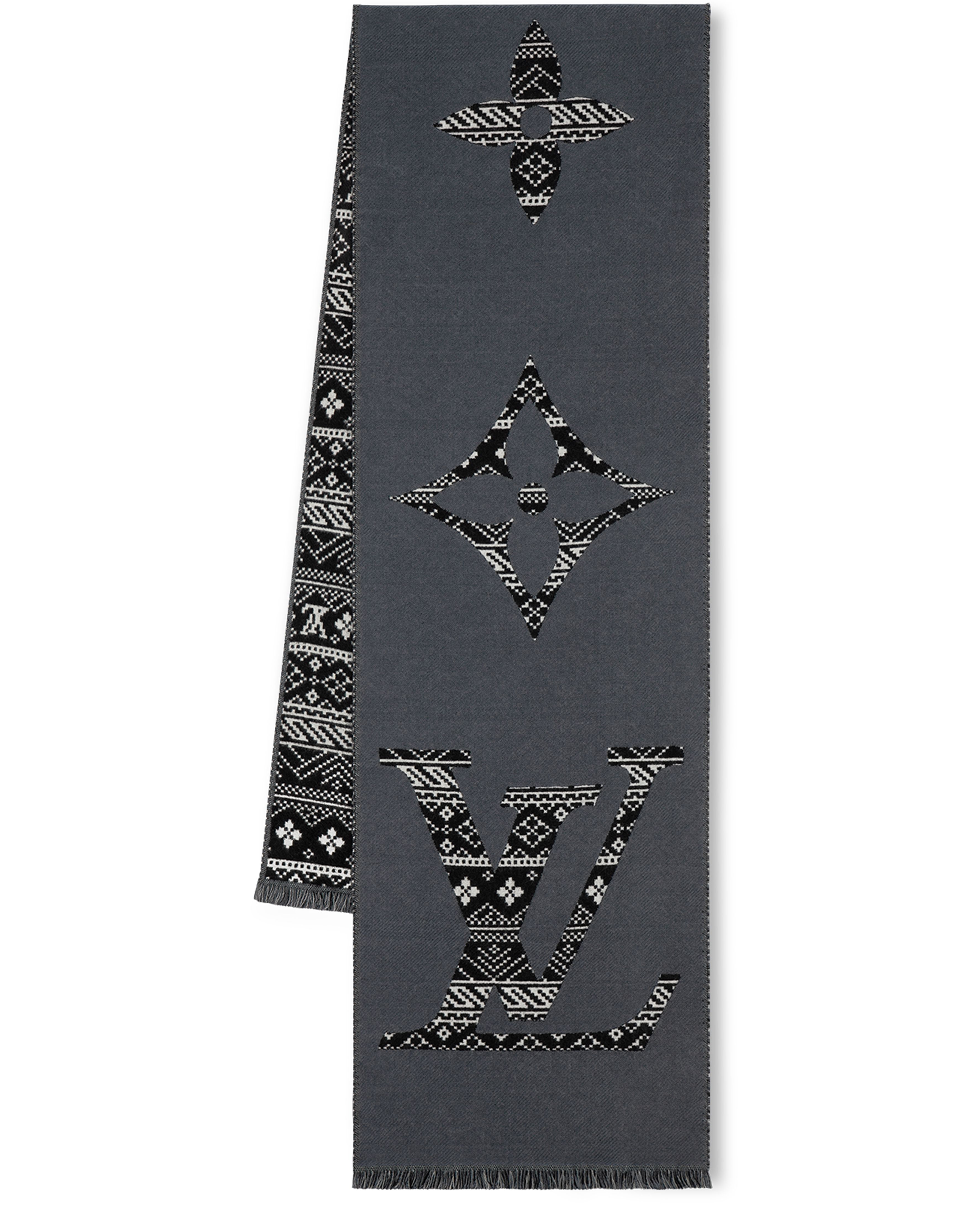 Monogram Two-Sided Scarf thumbnail 5