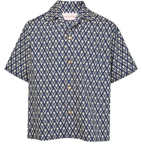VALENTINO GARAVANI Short-sleeved bowling shirt