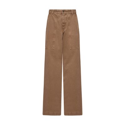 Moncler - Weitgeschnittene Hose - Trousers - Damen - Braun - Xs - Bild 5