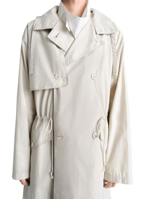 LEMAIRE Light hooded trench