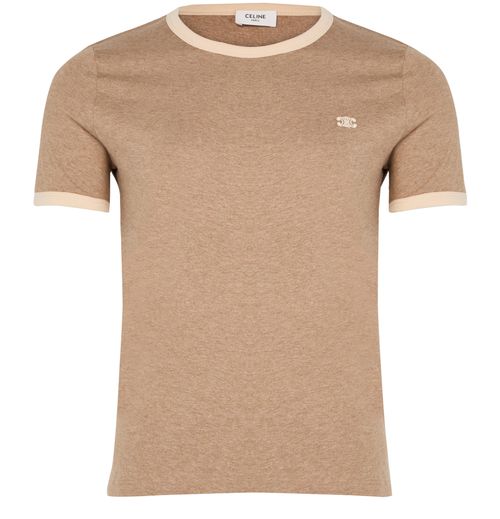 CELINE T-shirt 70's Triomphe en jersey coton