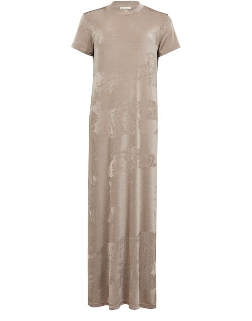 AMI PARIS Short-sleeved long dress