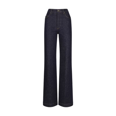 Dolce & Gabbana High-rise Flared Jeans In Blue