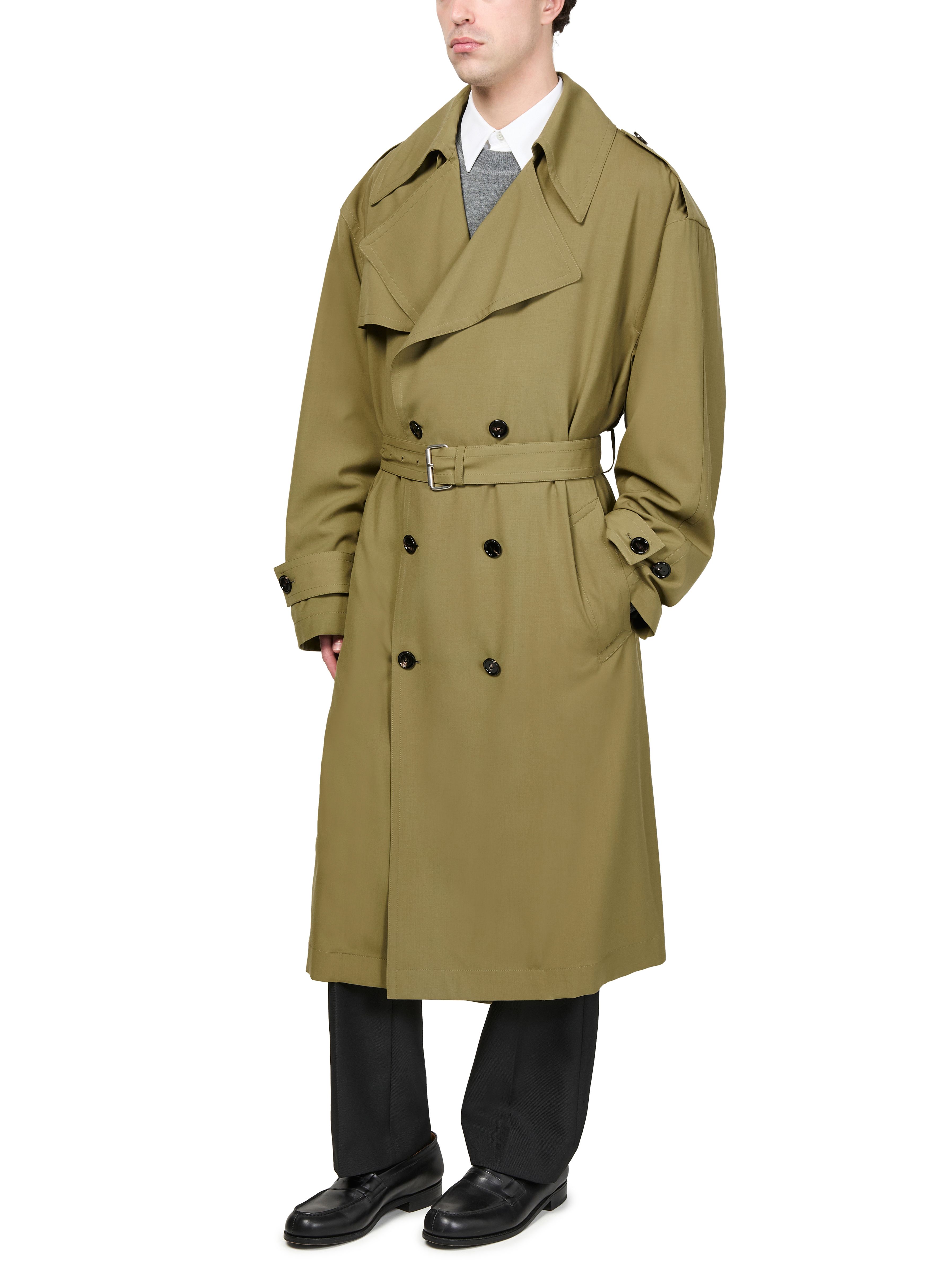 Cotton trench coat thumbnail 6