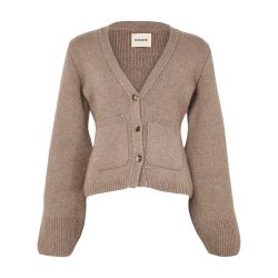 KHAITE カイト カシミアニット Nora Cardigan in Heather Grey – KHAITE