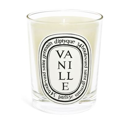 Diptyque Vanille (vanilla) Scented Candle In White