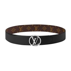 Women's LV Circle 35mm Reversible Belt | LOUIS VUITTON | 24S