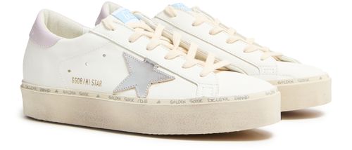 GOLDEN GOOSE Hi Star mit Lederstern Sneakers