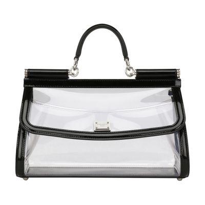 【Dolce & Gabbana】DEVOTION カーフスキンスモールバッグ ホワイトのウィメンズ DEVOTION バッグ スモール スムーズカーフ