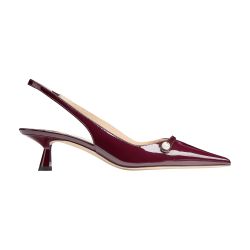 パンプス Jimmy Choo Amita Pumps Black Fishnet Mesh and Nappa Slingback Pumps | AMITA 45