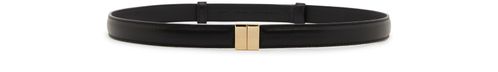 TOTEME Ceinture en cuir avec boucle à clip coulissante