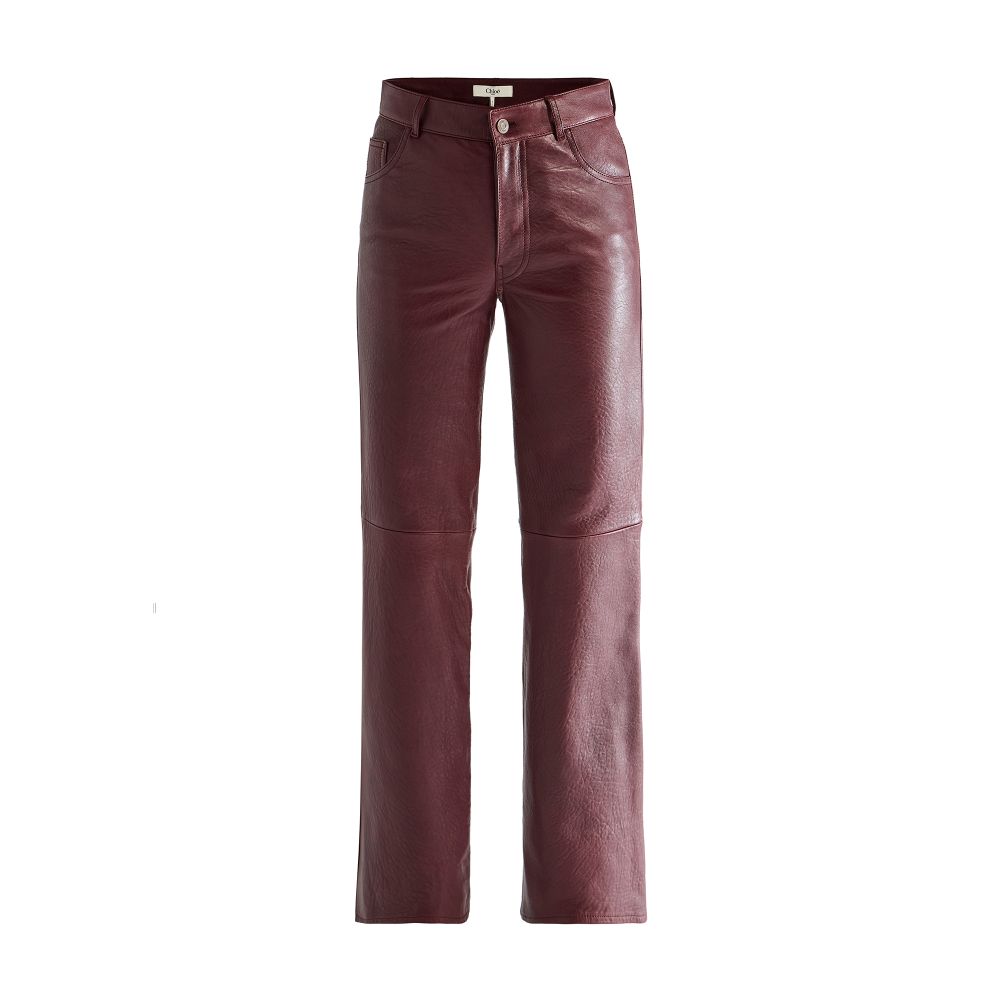 Leather flare pants thumbnail 7