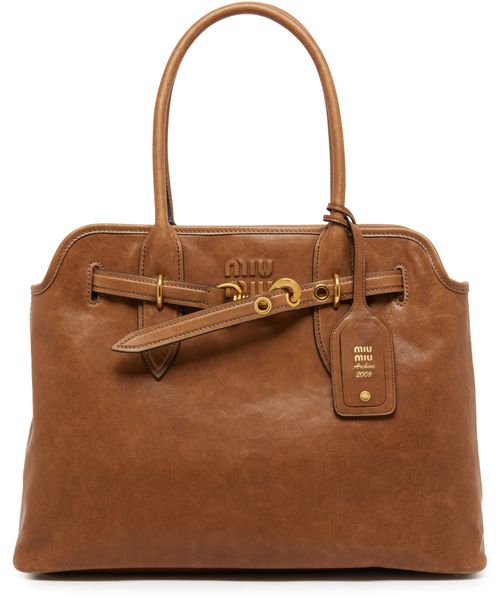 MIU MIU Sac en cuir nappa Aventure