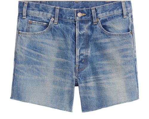 CELINE Mini short denim union wash
