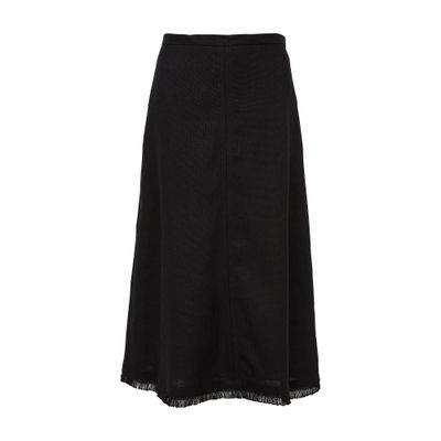 S Max Mara Midi Skirt In Black