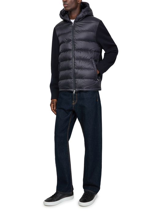 MONCLER Bi-material jacket