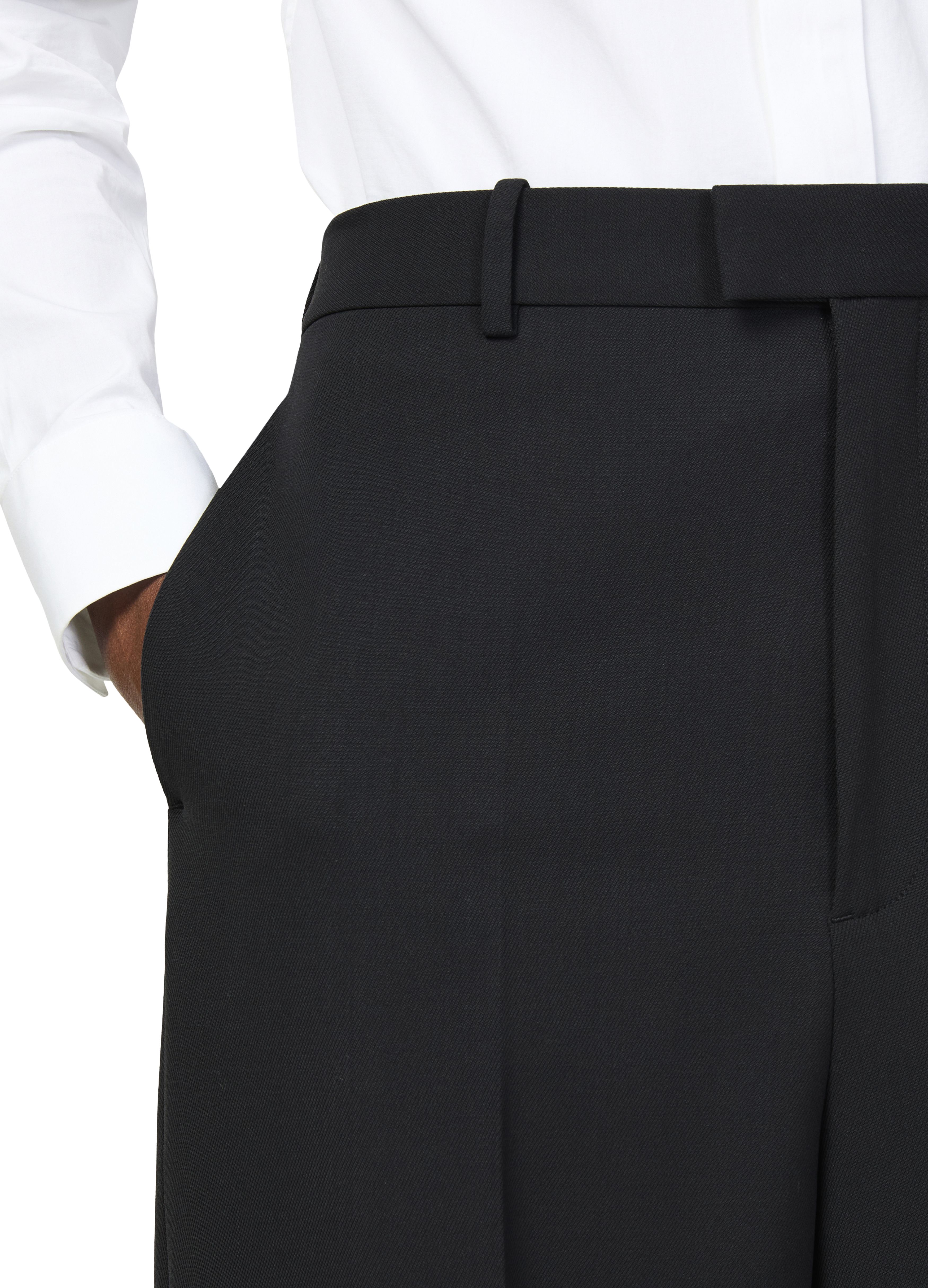 Stretchy wool blend pants thumbnail 4
