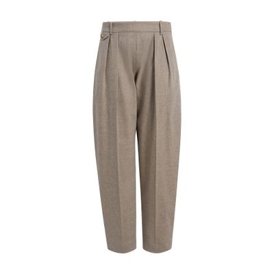Khaite Dugan Pants In Metallized