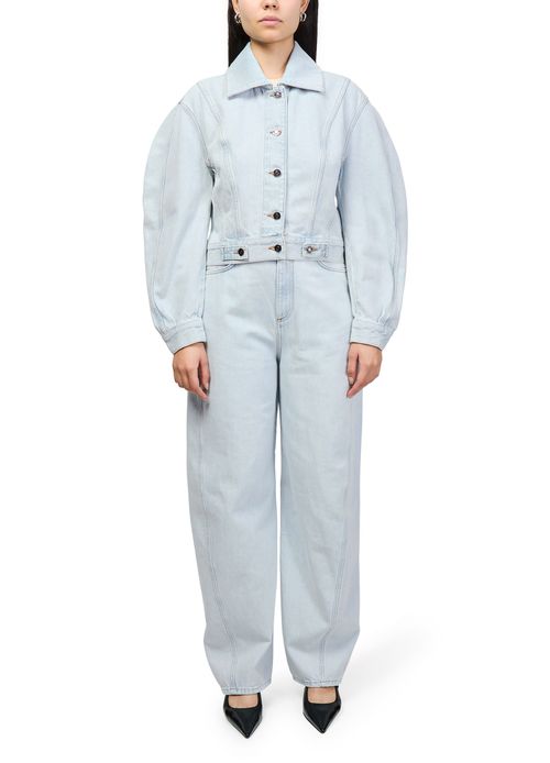 GIVENCHY Back-to-front Cocoon jacket in denim