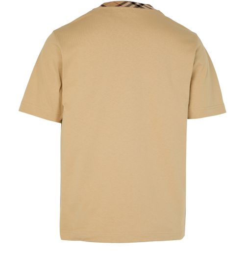 BURBERRY T-shirt en coton avec Check