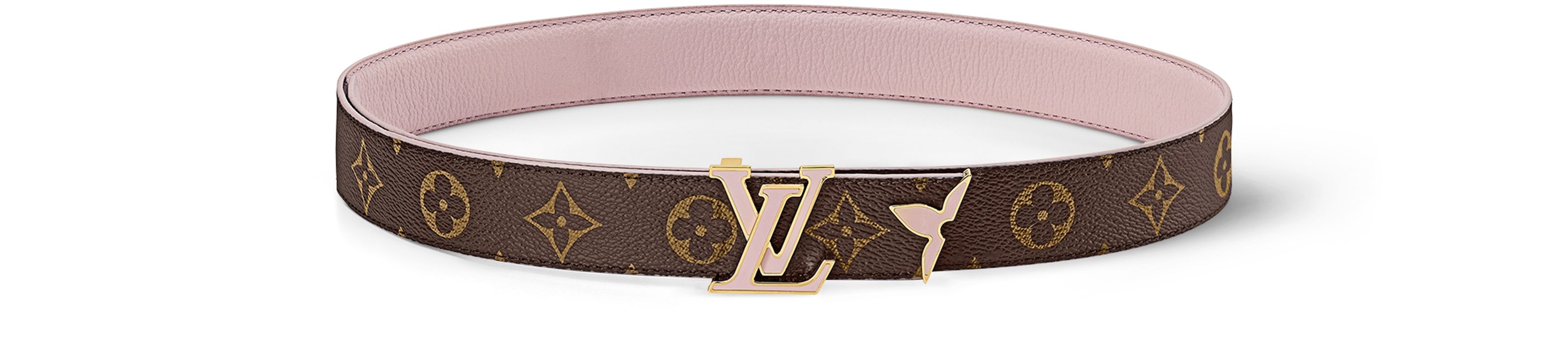 Pretty LV Enamel 30mm Reversible Belt thumbnail 3