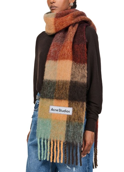 ACNE STUDIOS Vally フリンジ付きマフラー