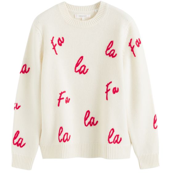 Fa la la la sweater sale