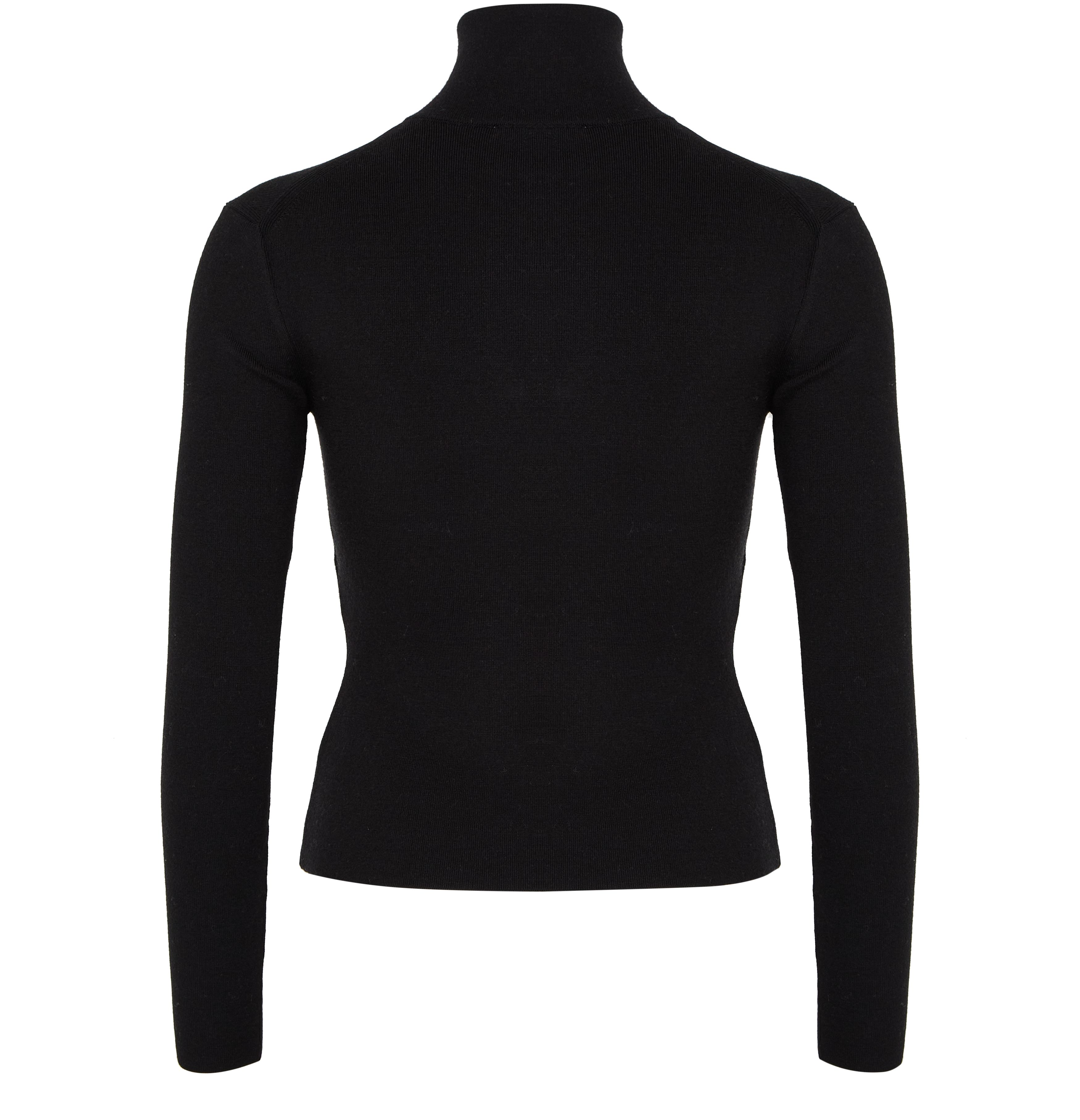 Zipped mockneck sweater thumbnail 3