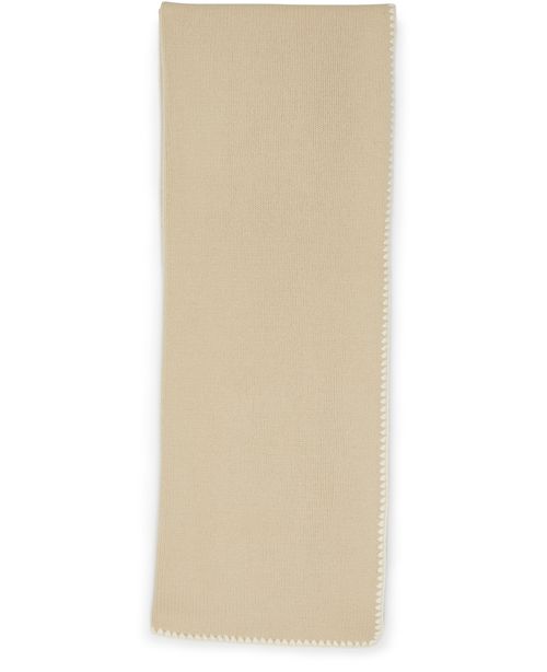 TOTEME Embroidered wool cashmere scarf