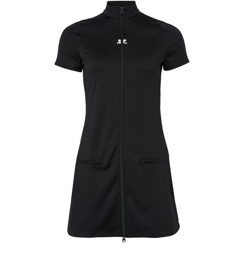 COURREGES Interlock tracksuit mini dress
