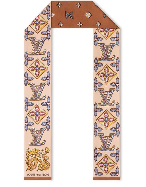 LOUIS VUITTON Precious Dragon Silk Bandeau
