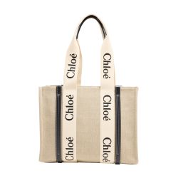 【Chloe】SMALL WOODY TOTE BAG◆CHC23AS397L17 CHLOE Small Woody Tote Bag Bronze Brown CHC23AS397L1720X