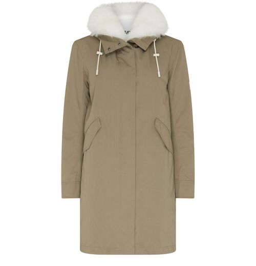 YVES SALOMON Waterproof cotton blend parka