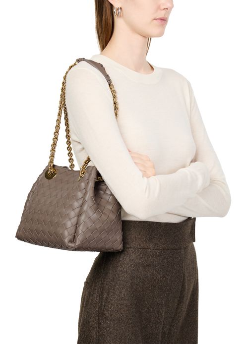 BOTTEGA VENETA Parachute small bag with chain