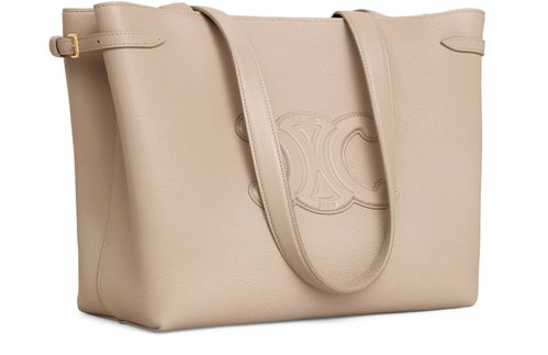 CELINE 아나이스 트리옹프 그레인 송아지 가죽 스몰 카바스 백