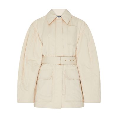 Jacquemus Le Blouson Bari Down Jacket In Beige