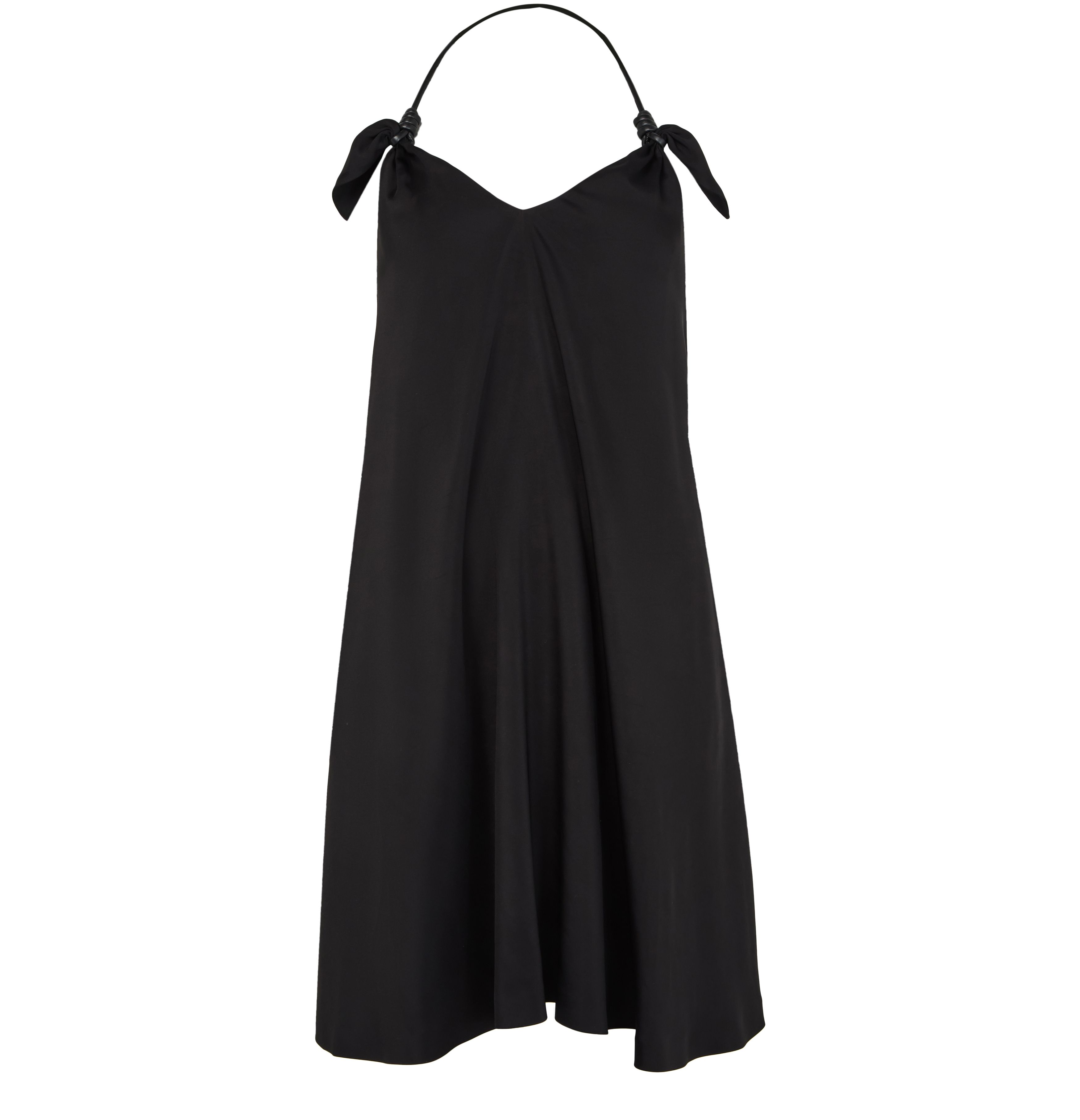 Viscose dress with straps