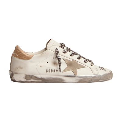 Golden Goose Women's Super-star Live Love Low Top Sneakers In Whiteicesa