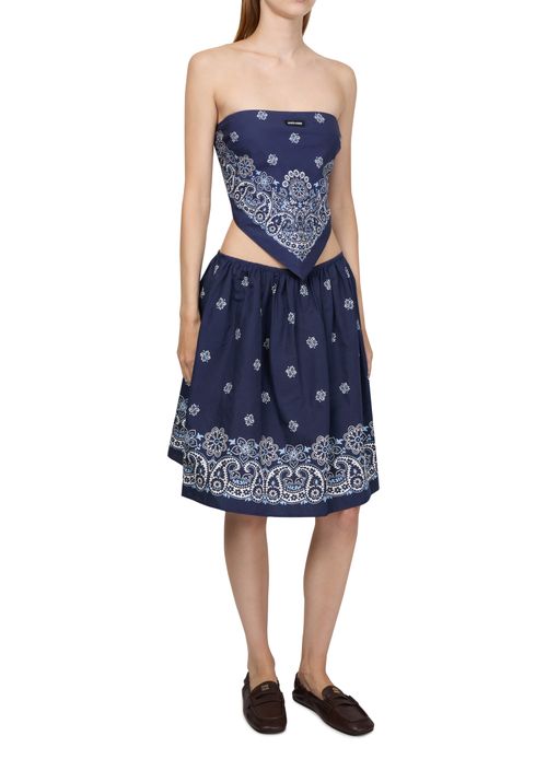 MIU MIU Bandana midi skirt