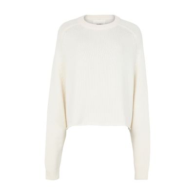 Lisa Yang Karine Cashmere Sweater In White