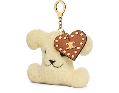 CELINE Triomphe pom-pom charm