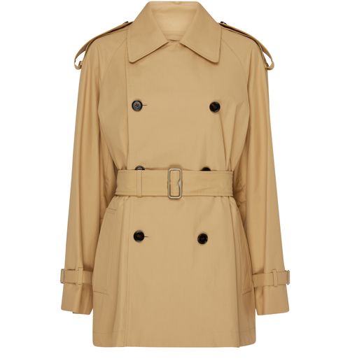 BURBERRY Short Gabardine trench coat