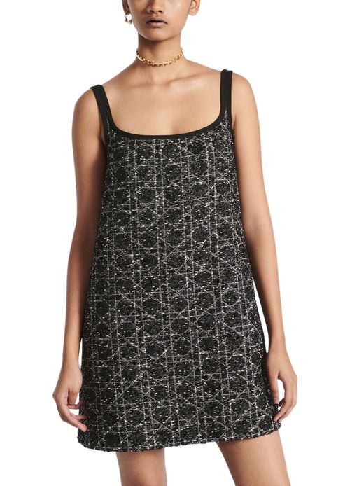 DIOR Macrocannage short dress